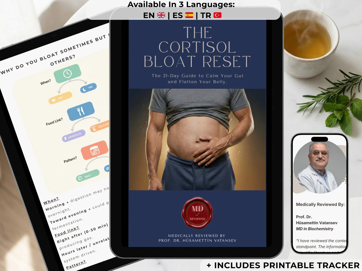 The Cortisol Bloat Reset Guide | VibeVit