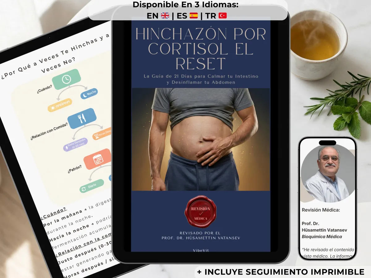 HINCHAZÓN por CORTISOL EL RESET | VibeVit