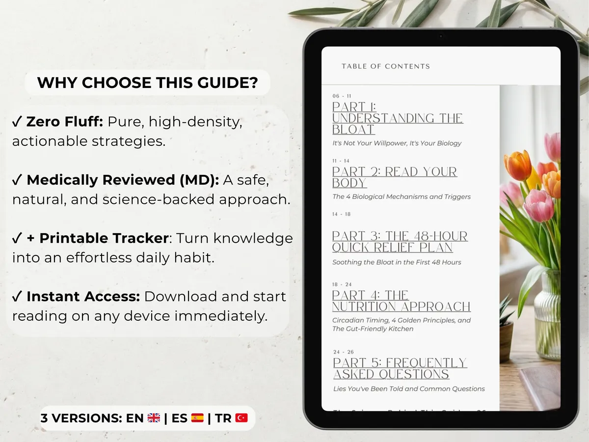 The Cortisol Bloat Reset Guide 3| VibeVit